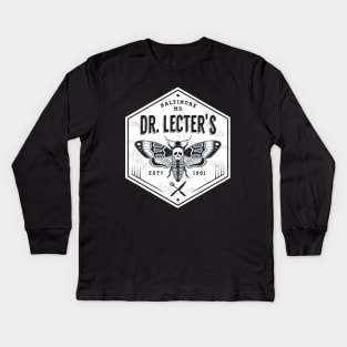 Dr Lecters Cuisine - Hannibal Horror Kids Long Sleeve T-Shirt